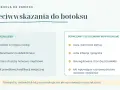 Przeciwwskazania do botoksu: infekcje, nadwrażliwość, choroby nerwowo-mięśniowe, ciąża, ostra infekcja, leki wpływające na przewodnictwo nerwowo-mięśniowe.