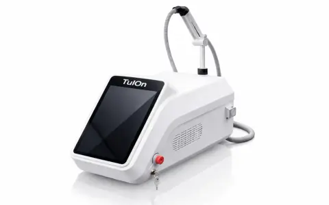 Nowoczesny laser tulowy TuOn z ekranem dotykowym i aplikatorem.