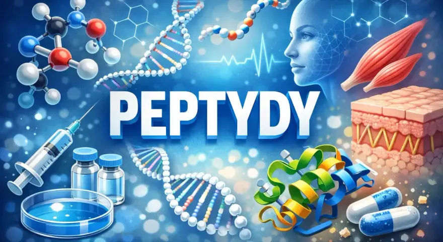 Peptydy – budulec życia, od DNA po mięśnie i skórę. Zrozum czym są peptydy i ich rolę w medycynie.