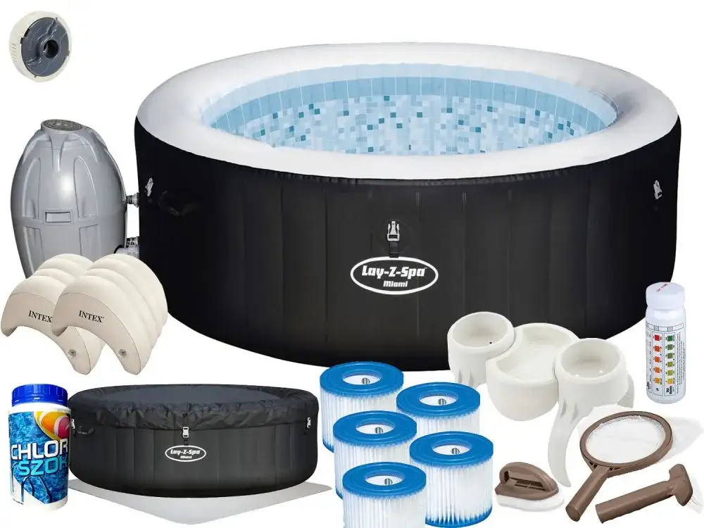 Bestway Lay-Z-Spa Miami zestaw montaż